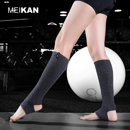 MEIKAN Профессиональные женские носки для йоги высокий длинный цилиндр дышащий и тепло, ступия пешком, танцевальные носки, носки пола