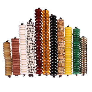 牛皮椰壳橄榄核玛瑙象牙果黄铜藏银隔片垫片金刚星月佛珠文玩配饰