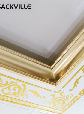 集成吊顶铝梁二级吊顶转换加高梁铝梁客厅餐厅走廊错层复式