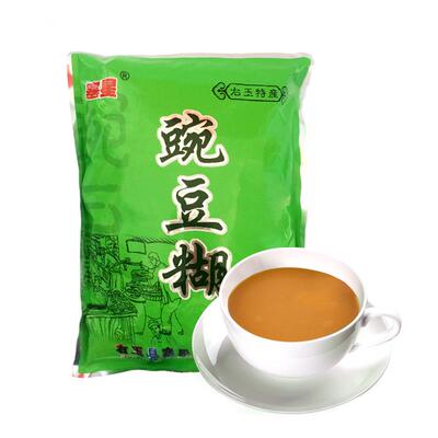 右玉塞星豌豆糊粉纯豌豆山西熟豆面糊糊黄豆食品冲泡饮料谷物早餐