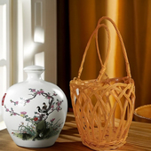 2斤3斤5斤10斤陶瓷酒坛空瓶带提篮子白酒瓶小口带盖家用密封酒罐