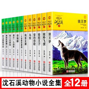后一头战象 斑羚飞渡 狼王梦注音版 第七条猎狗沈石溪动物小说全集小学生二三四五年级儿童文学故事书 全12册
