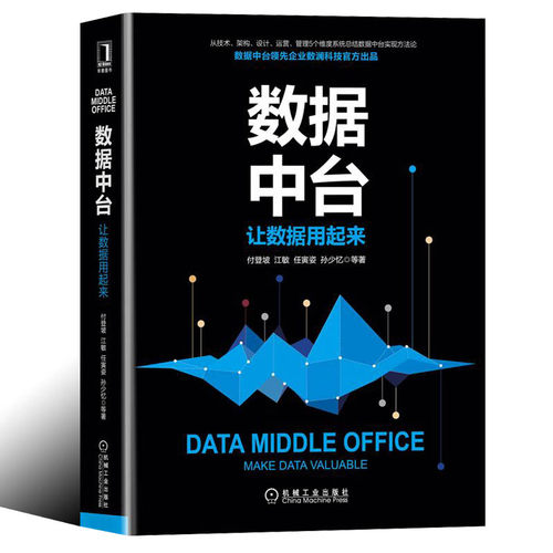 数据中台 让数据用起来 付登坡 江敏 任寅姿 孙少忆著大数据运营与处理数据安全数澜科技官方出品企业管理机械工业出版社数据中台 - 封面