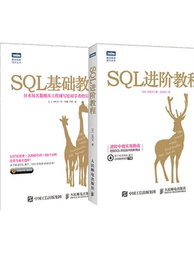 【全2册】 SQL基础教程第二版+SQL进阶教程 MICK著sql*知*会数据库教程数据分析优化查询注入攻击与防御入门程序设计书籍