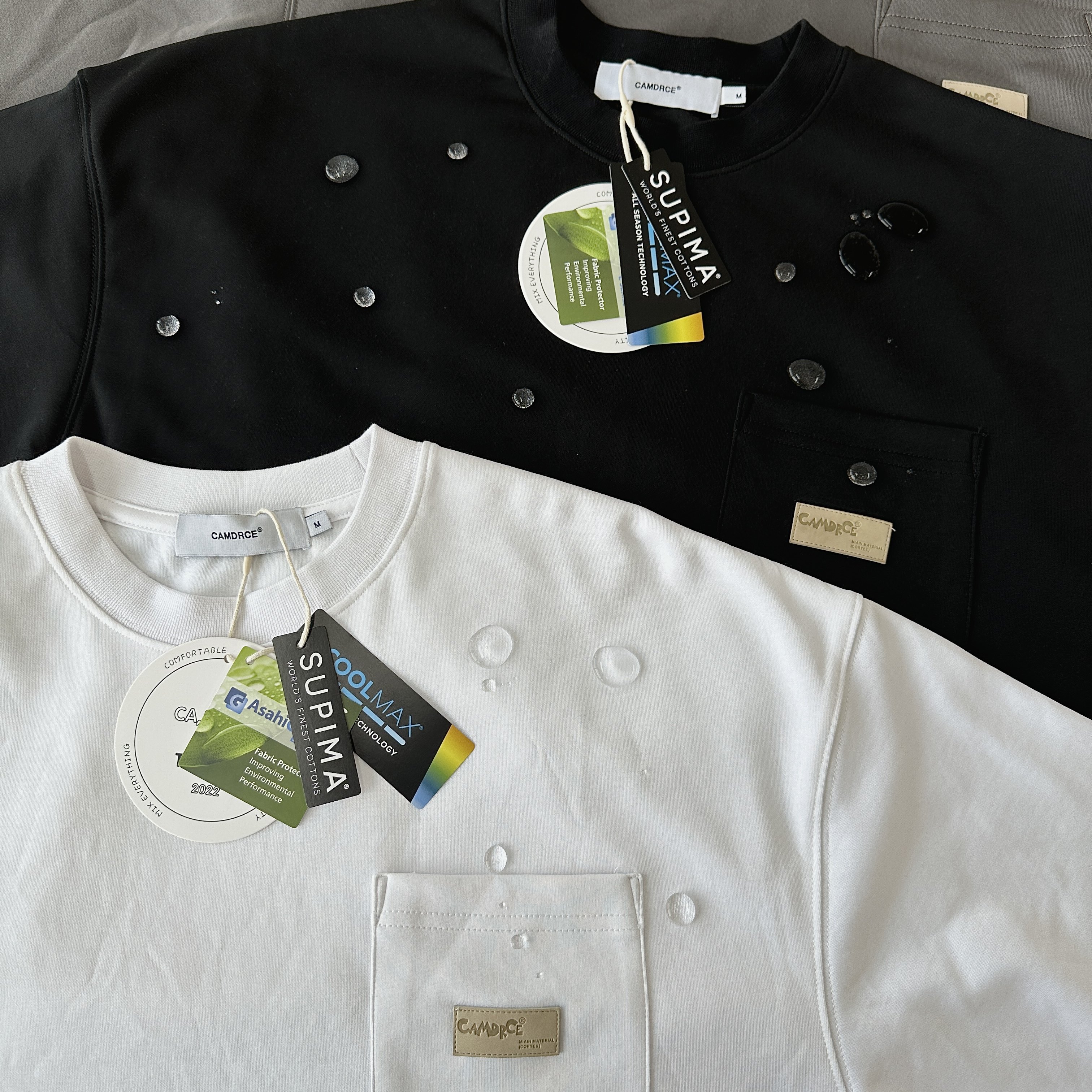 Camdrce23ss潮男短袖纯棉舒适夏