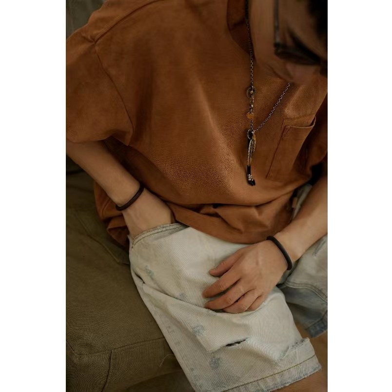 Camdrce23ss短袖潮牌男重磅T恤