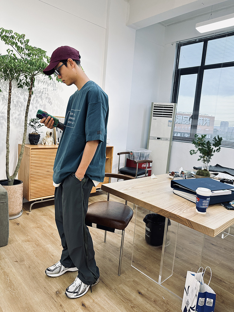 新款夏季设计感男士运动休闲裤