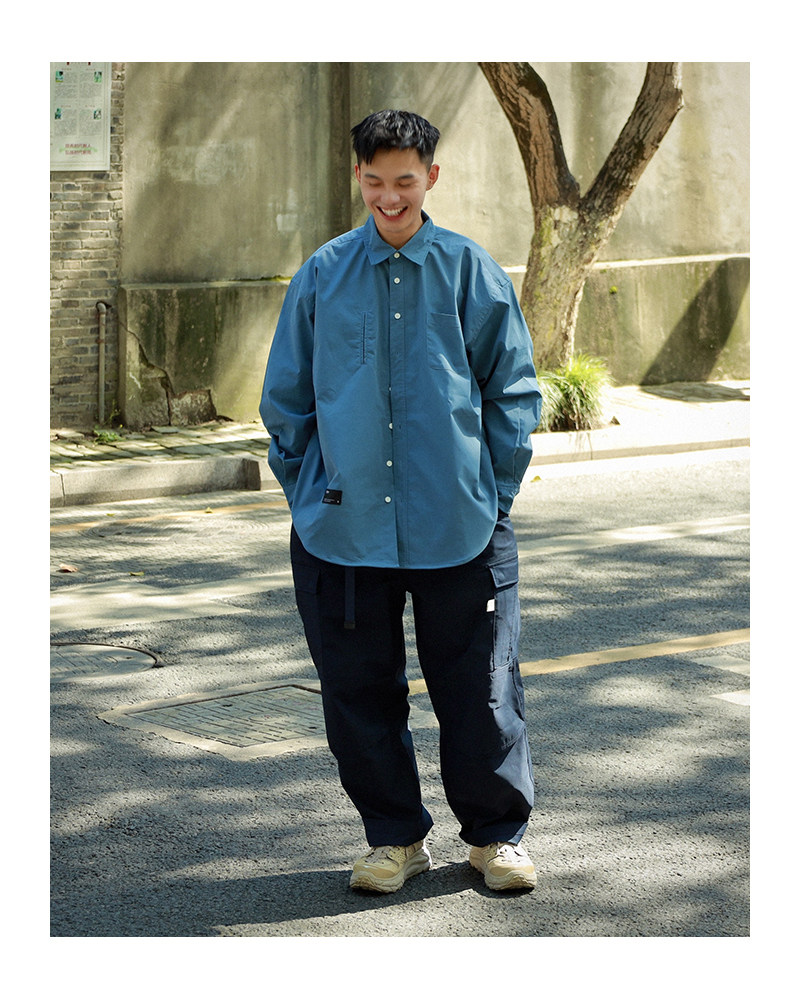 boy春季日系风格防水通勤衬衫