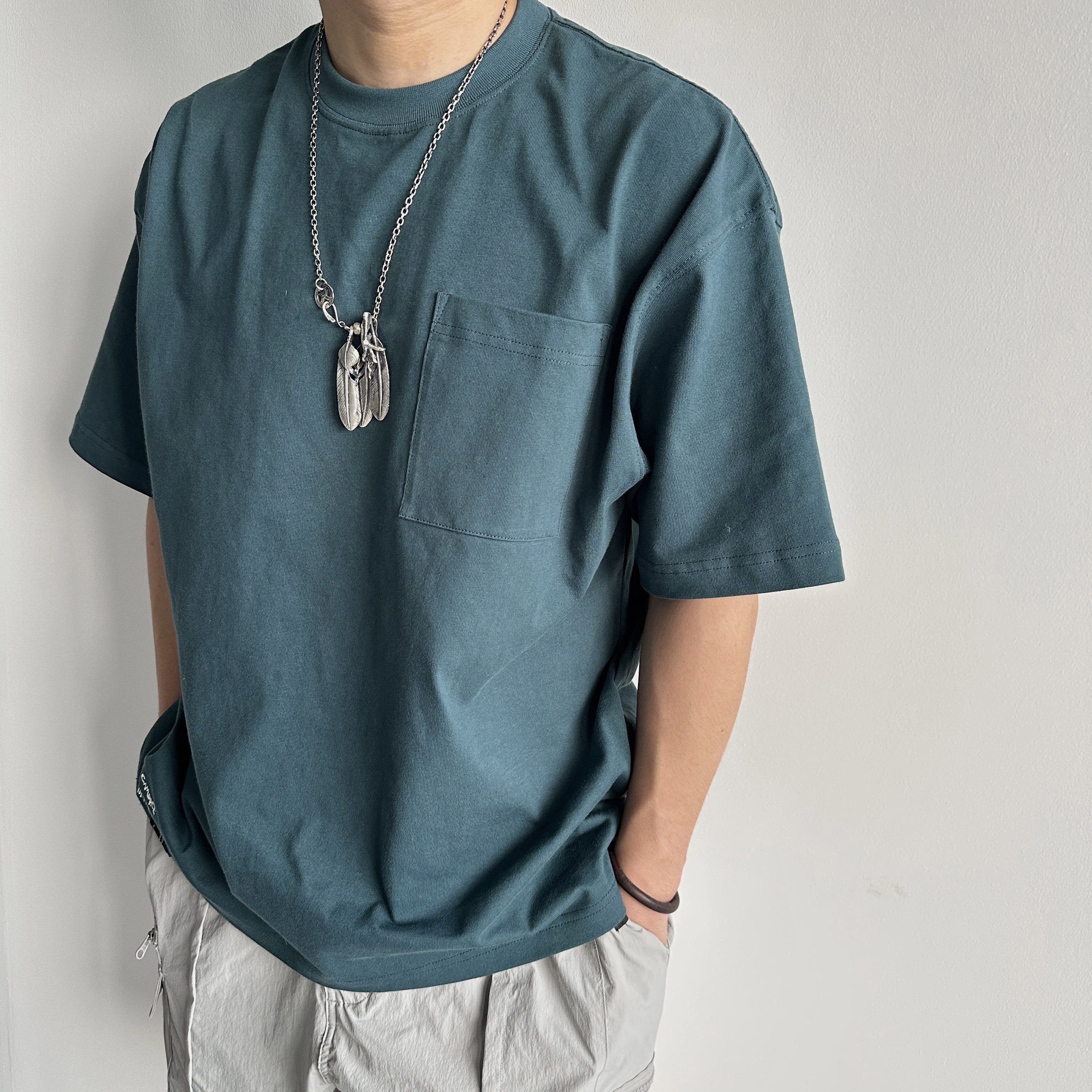 Camdrce短袖一周七色主题纯棉T恤