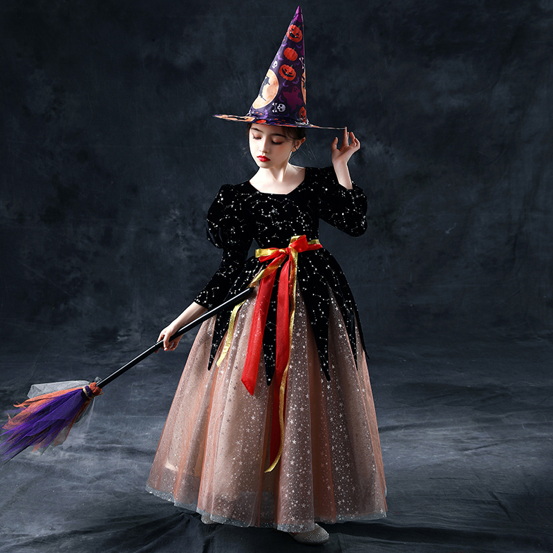 万圣节女童演出服幼儿园