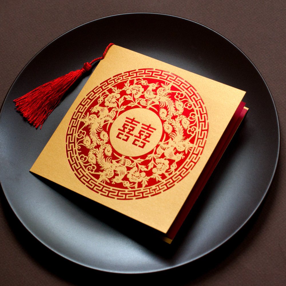 李想 中国风请帖结婚创意2019请柬流苏喜帖婚礼邀请函打印婚庆在类目 节庆用品/礼品, 请柬中 - 来自Buy2taobao.com提供专业的淘宝代购服务