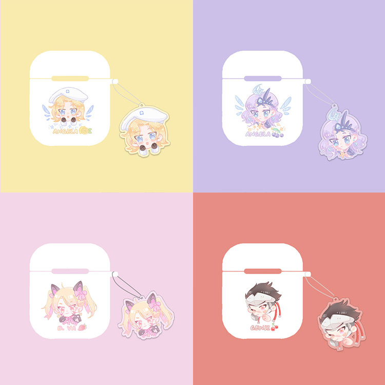 降雨幾率|原创OW守望先锋天使DVA源氏Airpods Pro一二代保护套软