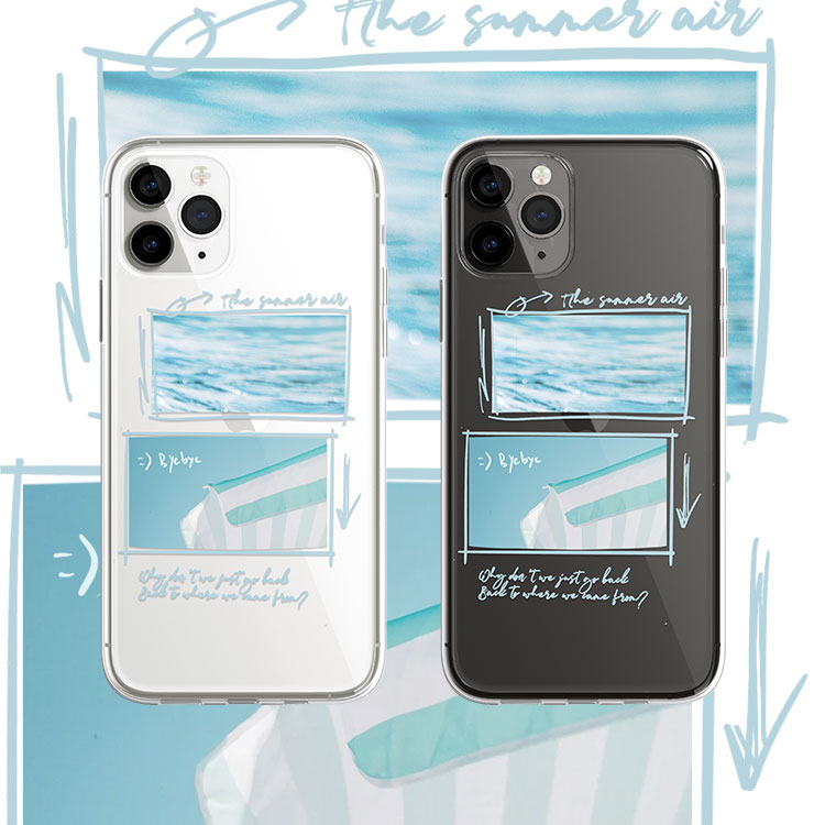 苹果夏日华为手机壳透明