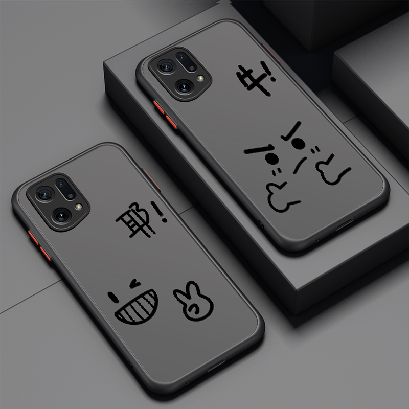 趣味搞怪适用oppofindx3手机壳findx5pro保护套oppo新款Find肤感x3女男镜头全包防摔个性创意卡通潮外壳