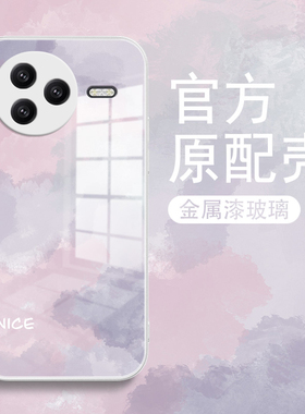 紫色纹理适用红米k80pro新款手机壳redmik80保护套液态玻璃外壳小米k80por小羊皮全包防摔卡通可爱男女款