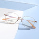 可配近视度数眼镜全钛架 时尚 纯钛超轻眼镜框男款 复古方框潮流女款