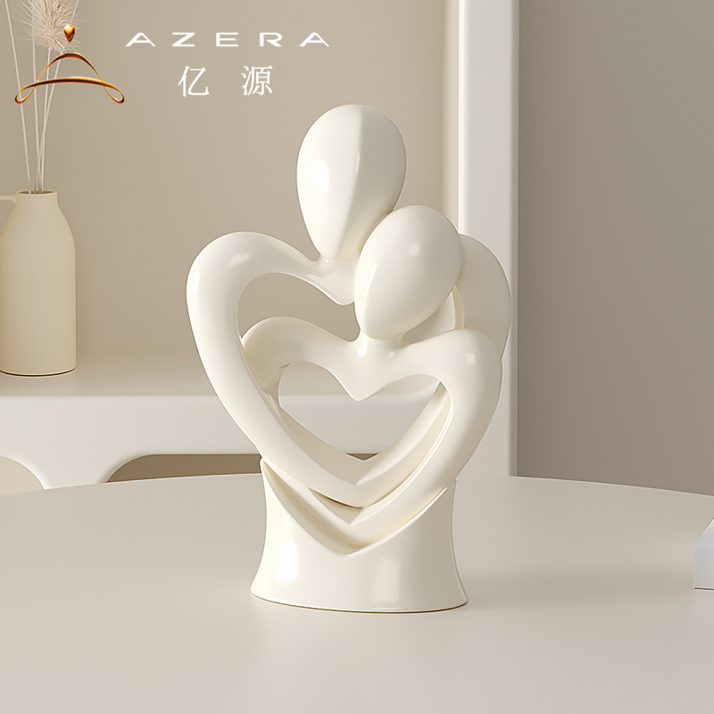 奶油风ins客厅电视酒柜艺术摆件