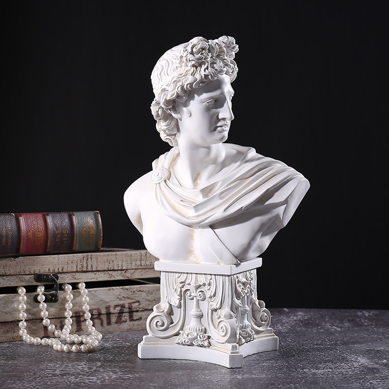 欧式复古创意家居装饰品阿波罗人物雕塑像酒柜书柜摆件石膏工艺品在类目 家居饰品, 摆件中 - 来自Buy2taobao.com提供专业的淘宝代购服务