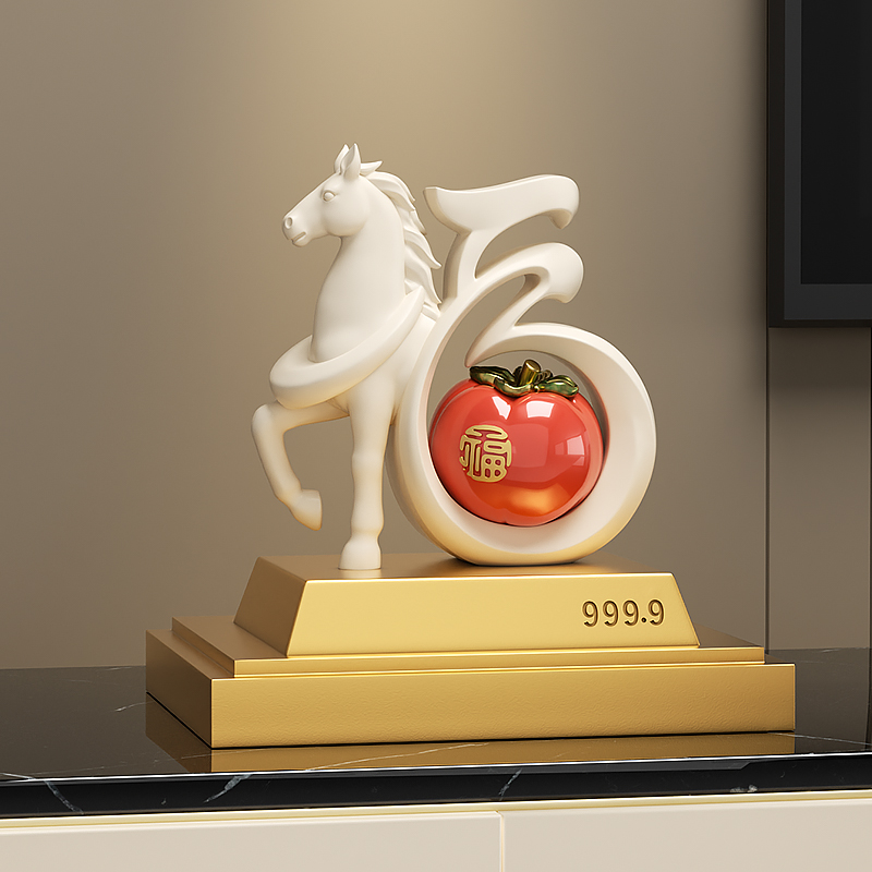 新年创意马年装饰品摆件