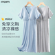 孕妇裙大码 哺乳衣睡裙夏季 薄款 喂奶衣产妇月子服哺乳期产后家居裙