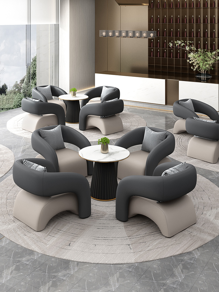 商务接待专用平台，酒店办公休息沙发椅，售楼处接待区，洽谈沙发