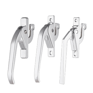 铝合金门窗上下传动把手老式外开窗户联动执手塑钢窗拉手锁勾锁扣