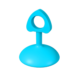 4只卫生间塑料橡胶缓冲玻璃门阻厕所把手防撞门吸门吸硅胶免打孔