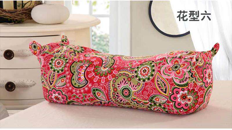 四斤大老虎枕头成人保健枕纯棉老粗布颈椎枕全荞麦枕芯可拆洗