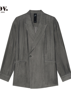 JDV男装肌理感西装外套春秋季商场同款宽松百搭休闲西服WMJ54S2