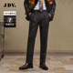 商场同款 直筒裤 绵羊毛条纹男士 修身 DWPF4008 西裤 JDV春秋新品