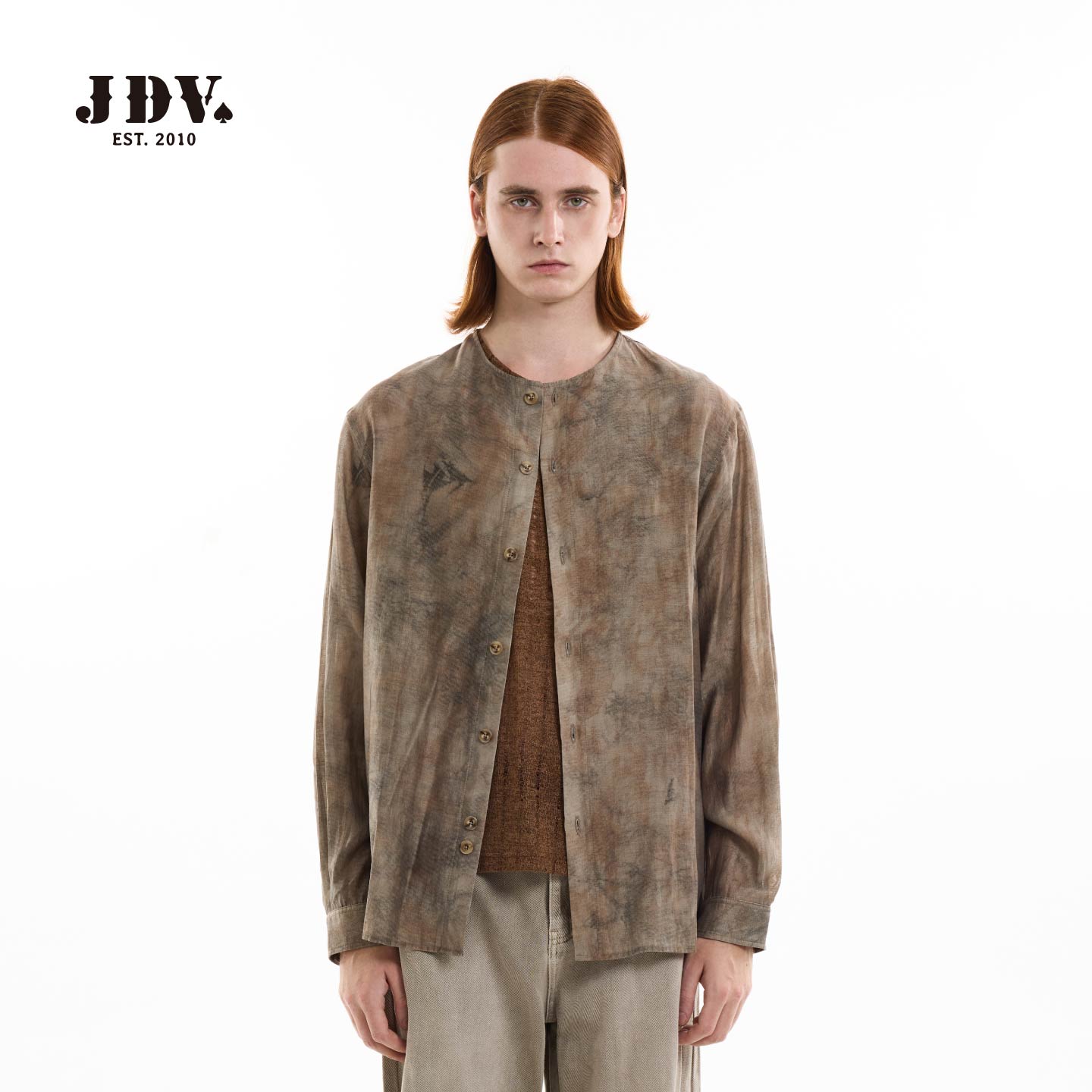 JDV莱赛尔休闲衬衫新中式印花