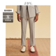 米白色正装 商场同款 西裤 修身 SPF4008 JDV男装 直筒长裤 春秋新品