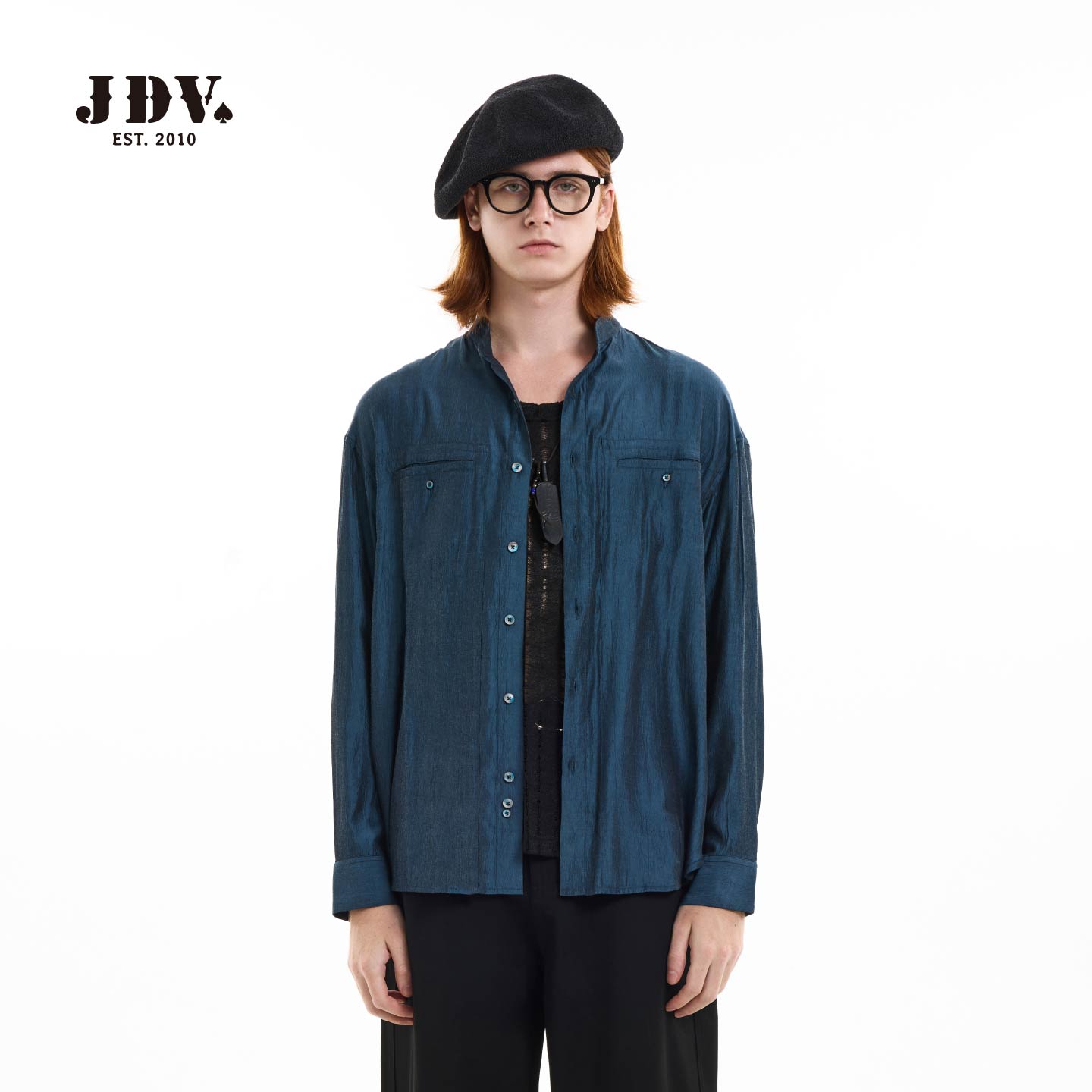 JDV莱赛尔休闲衬衫2025秋季新款
