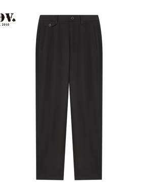 JDV男装秋季新品直筒休闲裤商场同款品质垂坠感宽松长裤WPL57S2