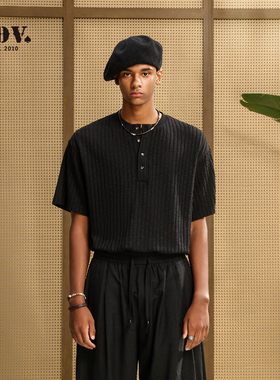 JDV商场同款宽松休闲短袖T恤2026春季新品质感舒适男装STTA183