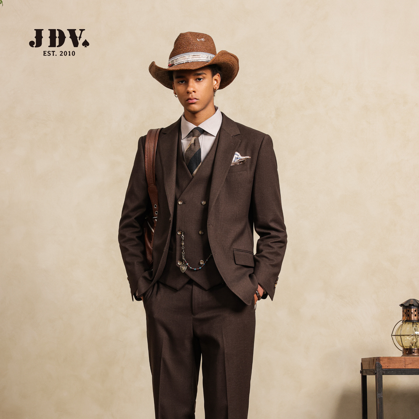 JDV复古正装西服2025年秋季新款