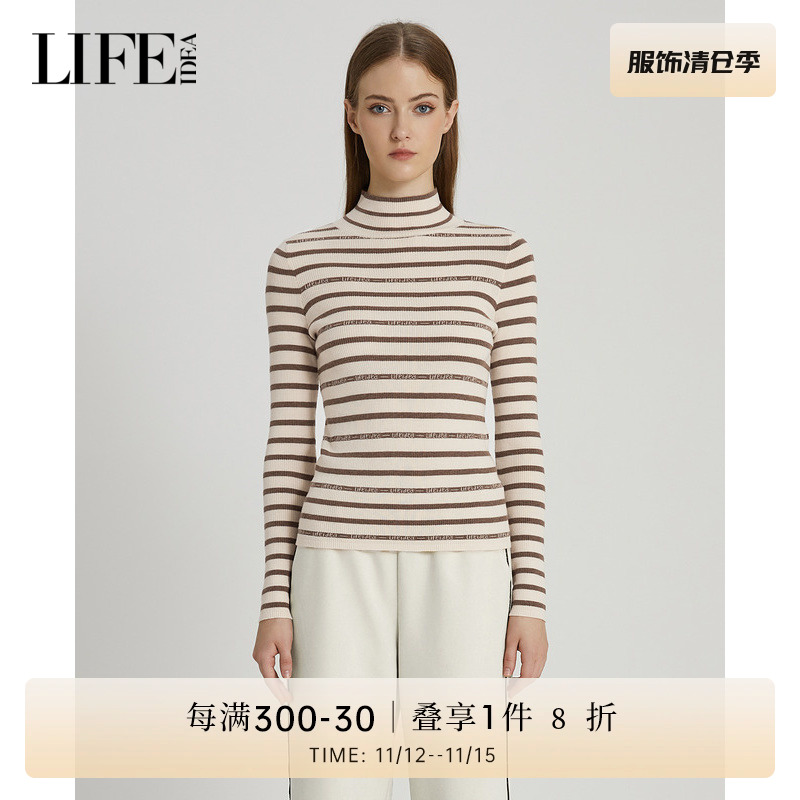 莱芙·艾迪儿高领针织衫女