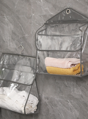 浴室防水挂袋卫生间洗澡放衣服收纳袋子宿舍衣物置物袋子防水神器