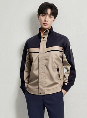 新品工作服套装夹克可定制防静电防油污Badcrystal/晶至SM-P1504