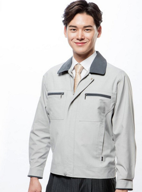 高端时尚面料功能性春秋夹克工作服套装可定制防静电晶至SM-J905