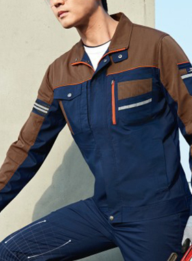 高端时尚面料功能性春秋夹克工作服套装可定制防静电晶至TB-1007J