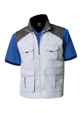 可定制多袋多功能反光工作服马甲背心工作服Badcrystal/晶至602