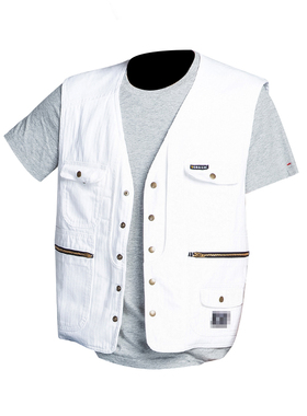 可定制多袋多功能反光工作服马甲背心工作服Badcrystal/晶至JZ-13