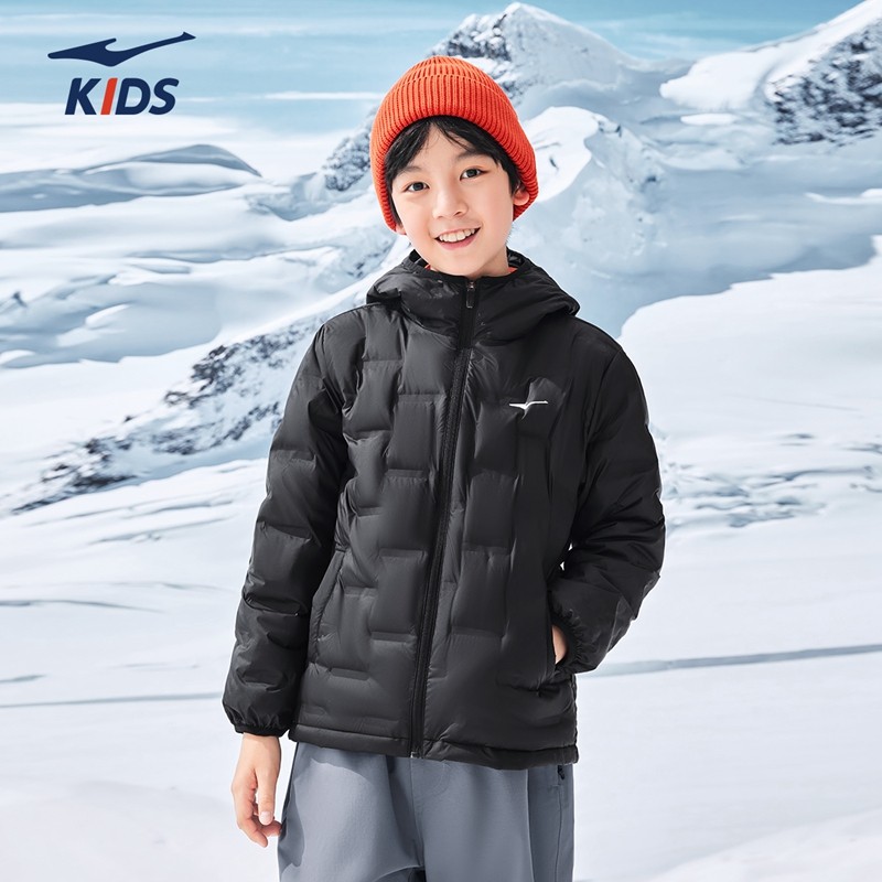 鸿星尔克童装儿童羽绒服秋冬季男童保暖防风外套大童连帽外套冬装,童装/婴儿装/亲子装,羽绒服,淘宝优惠券,粉丝福利购,淘宝优惠卷