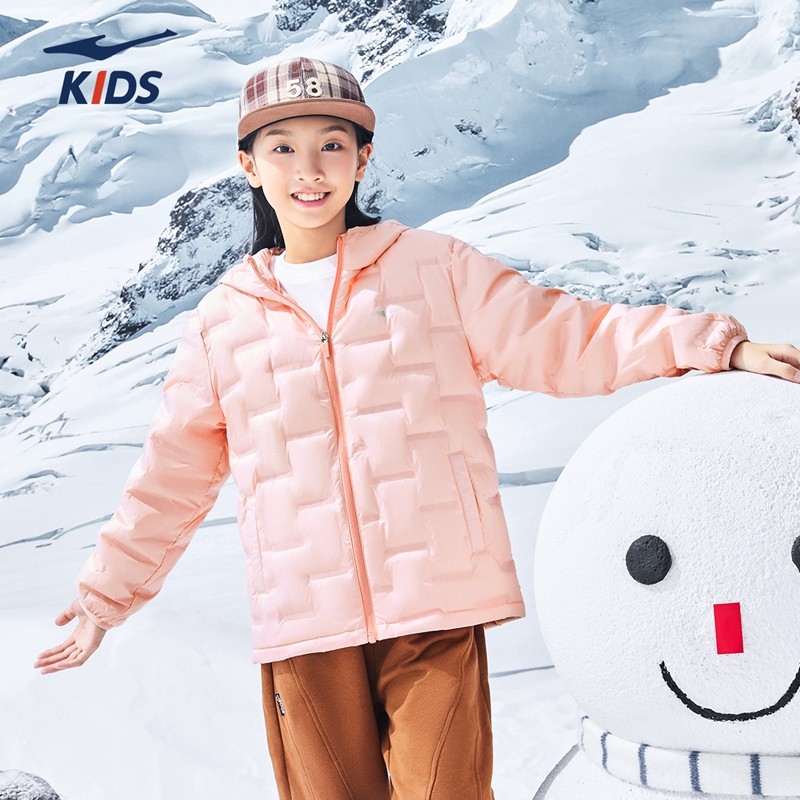 鸿星尔克童装儿童羽绒服秋冬季女童保暖防风外套大童连帽外套冬装,童装/婴儿装/亲子装,羽绒服,淘宝优惠券,粉丝福利购,淘宝优惠卷