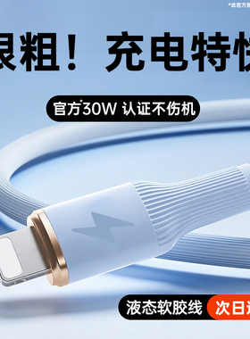 第一卫适用苹果充电器线17数据线iphone14手机13promax快充15车载USB加长16平板ipad12闪充11xr2米lighting