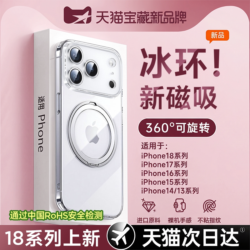 【冰环支点壳】新360°支架磁吸										