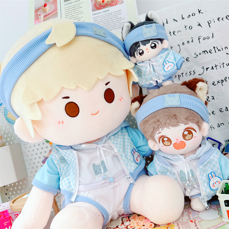 月亮公仔新款棉花娃娃衣服