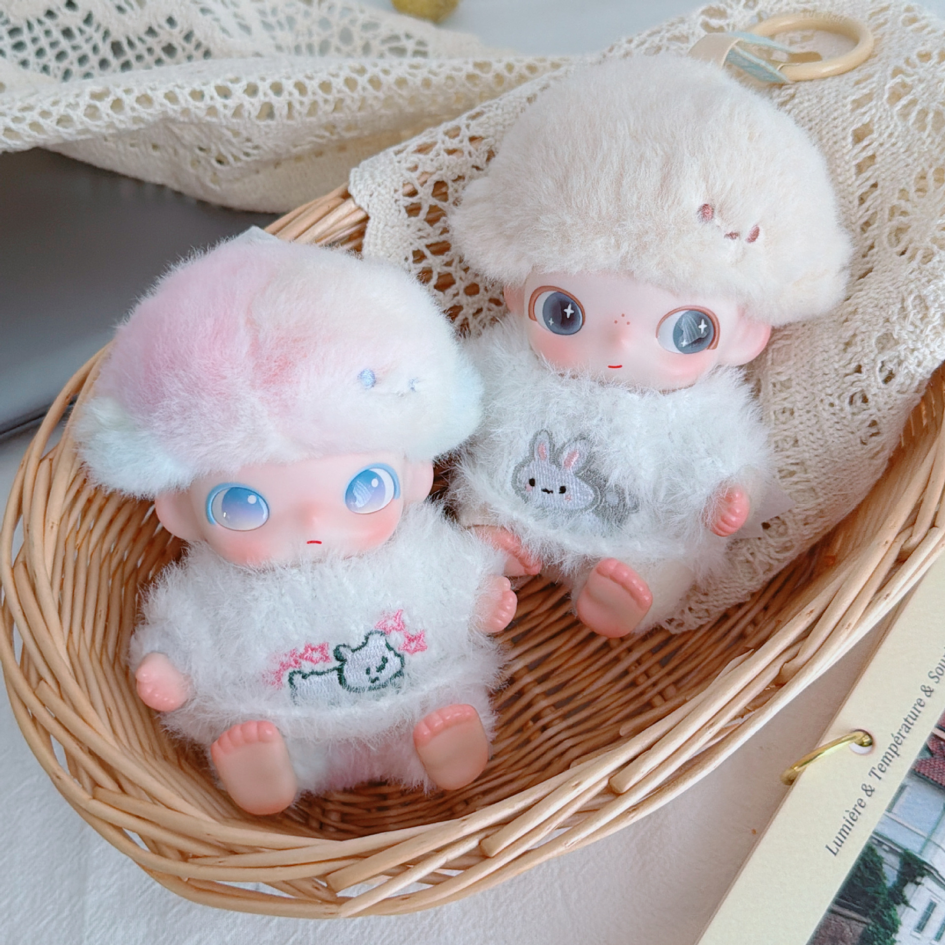 dimoo新生日记娃衣手工针钩织毛衣衣服套装拉布布哭娃公仔娃衣服