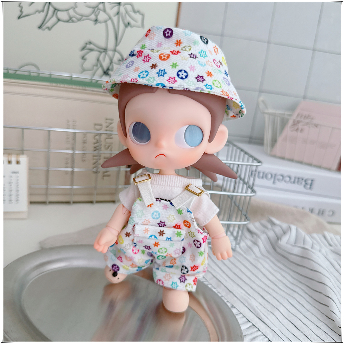 仅衣服Zsiga可动人偶娃衣向往之处1/8玩偶衣服装嘎子姐背带裤帽子